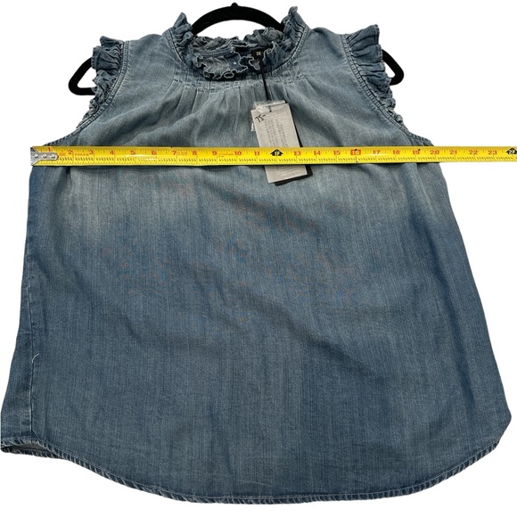 New Dear John Sleeveless Blue denim Top with Tags !! - Picture 7 of 8